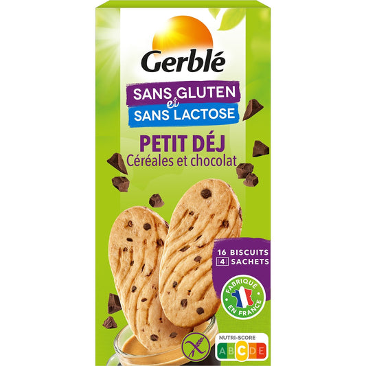 GERBLE Gluten-Free Chocolate Breakfast Cereal Biscuit