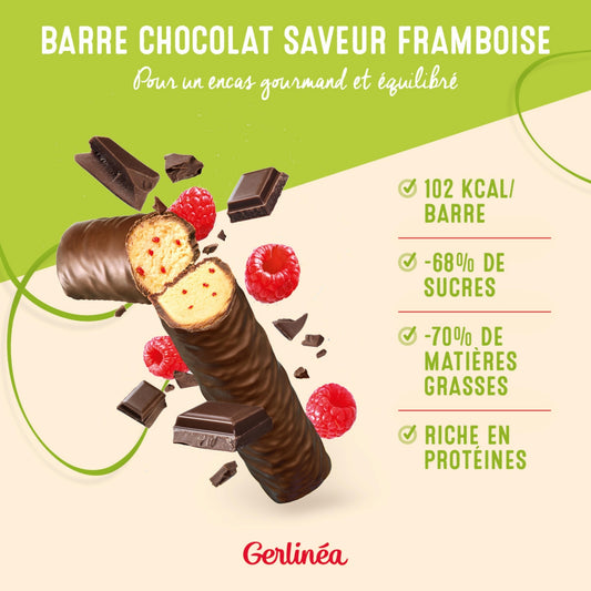 GERLINEA Chocolate Raspberry Slimming Snack Bar