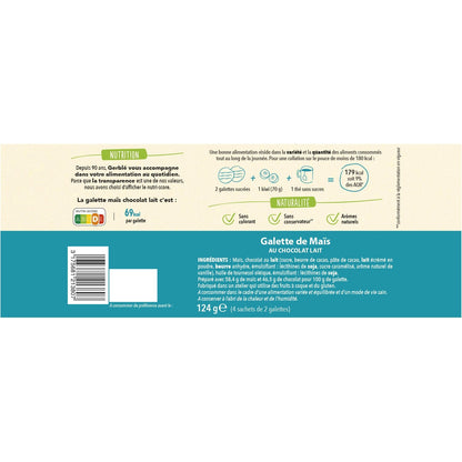 GERBLE Milchschokoladen-Maiskuchen