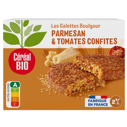 Galettes Boulghour, Tomates & Parmesan Bio CEREAL BIO