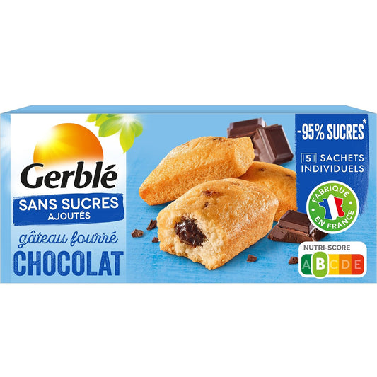 GERBLE No Added Sugar Chocolate Filled Cake