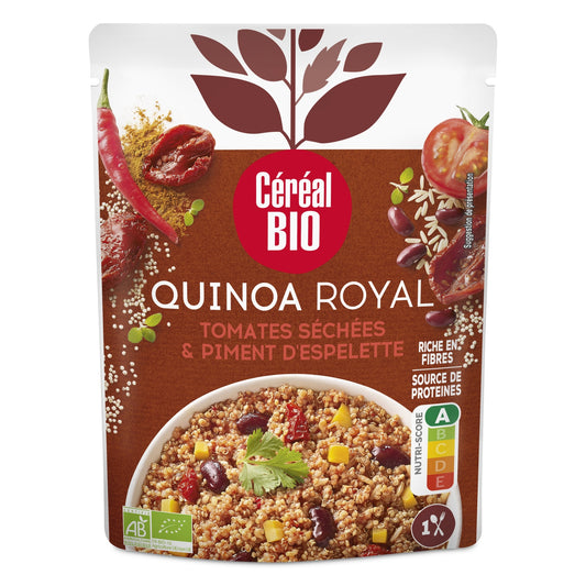 Royal Quinoa with Dried Tomatoes and Organic Espelette Pepper Organic Cereal