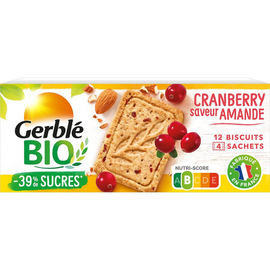 GERBLE Organic Almond Cranberry Biscuit