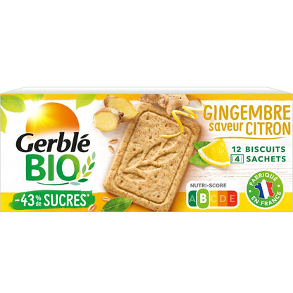 Biscuit Citron Gingembre GERBLE BIO