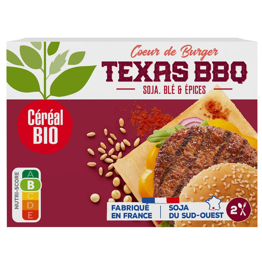 Cœur de Burger Texas BBQ CEREAL BIO la paquet de 160g