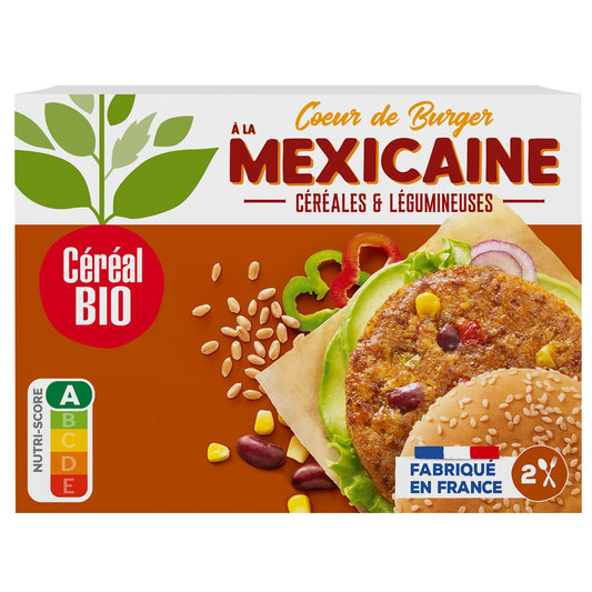 Mexican Burger Organic Cereals &amp; Legumes CEREAL BIO
