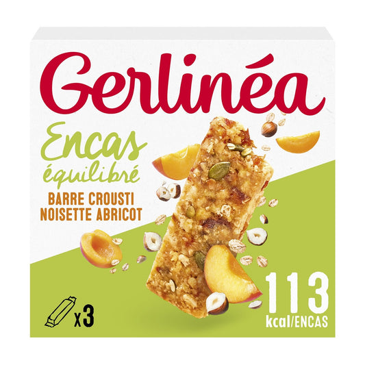 Biscuits Abricot, Noisettes & Graines de Courge GERLINEA la boite de 93g