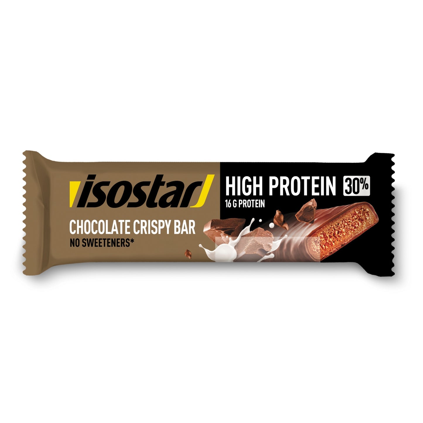 Barre protéinée chocolat crispy ISOSTAR 