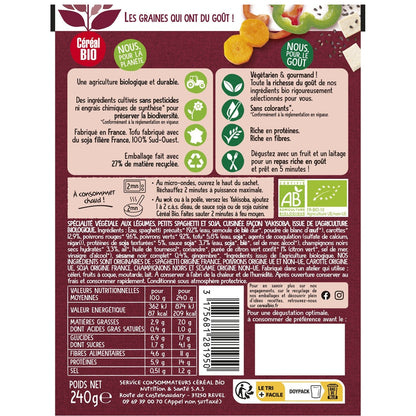 Express-Menü Gemüse Sesam Bio CEREAL BIO