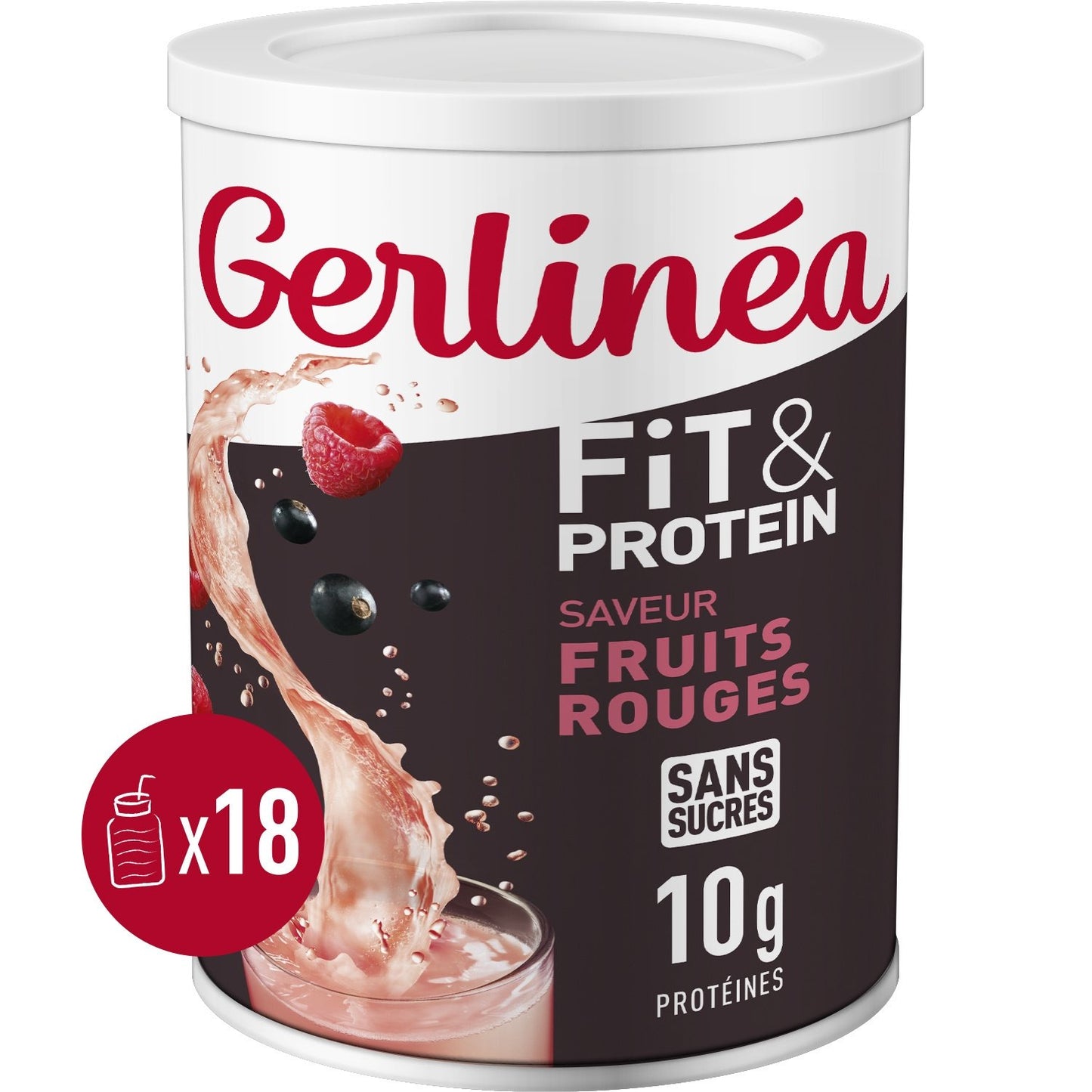 GERLINEA Red Fruit Whey Protein Drink