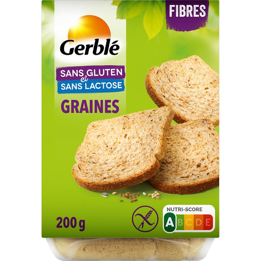 Pain aux Graines GERBLE le paquet de 200g