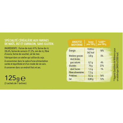 Tartine Petit dejeuner Multicéréales GERBLE 