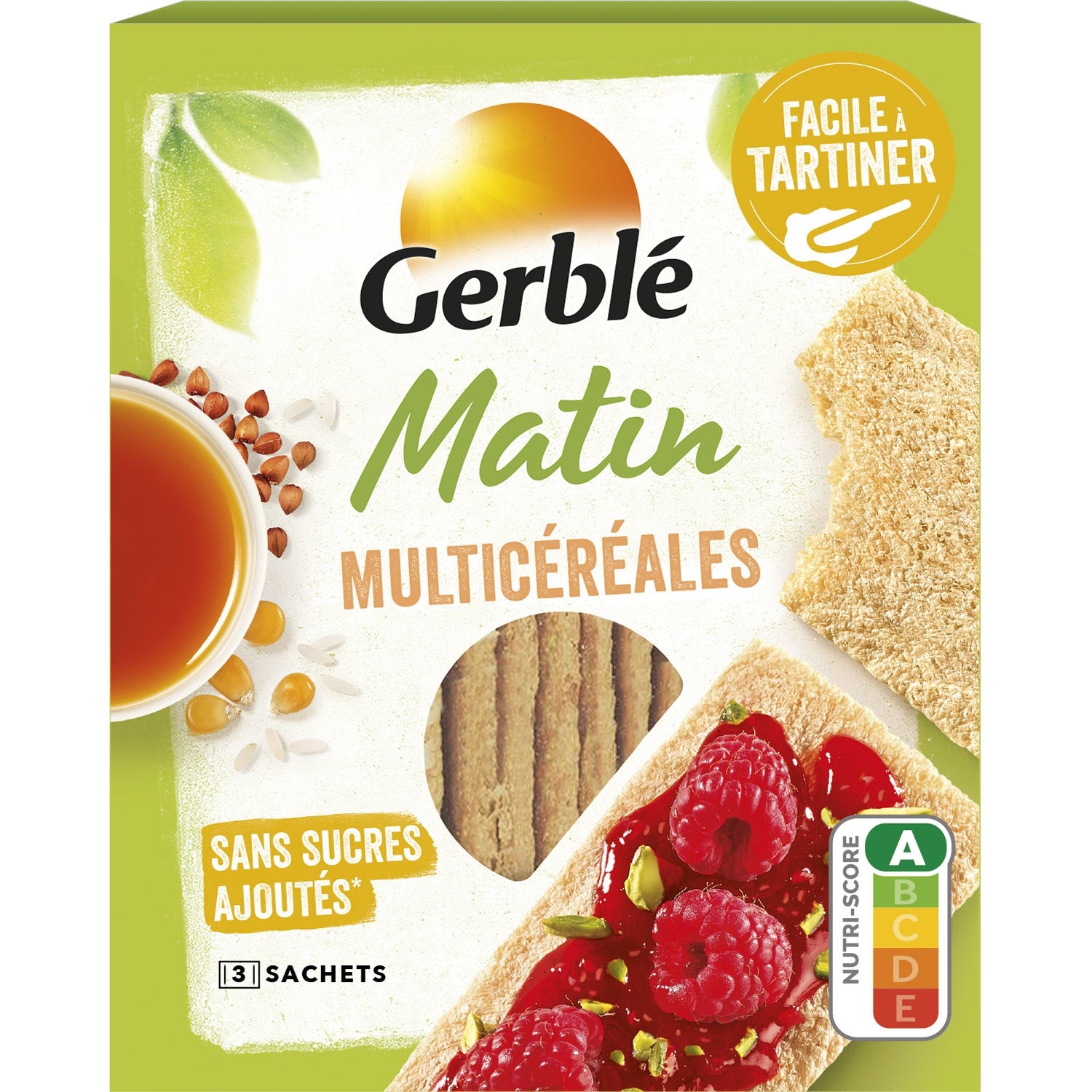 Tartine Petit dejeuner Multicéréales GERBLE 