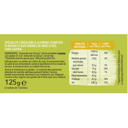 Tartine Matin Nature GERBLE