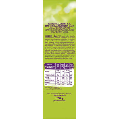 Madeleines Chocolat GERBLE