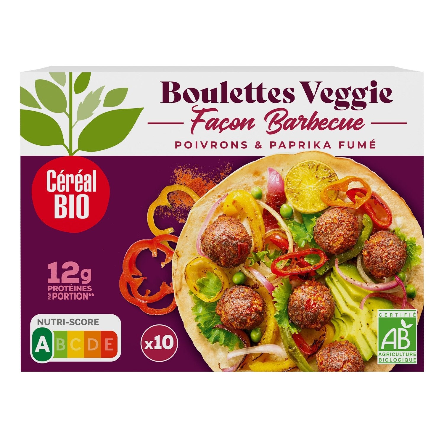 Boulettes Veggie Originale Bio CEREAL BIO la boite de 175g