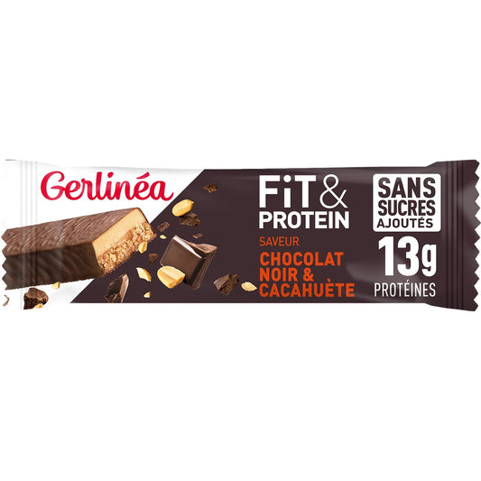 Barre Protéinée Cacahuete Chocolat GERLINEA la barre de 45g