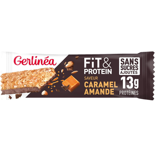 Barre Protéinée Caramel Amande GERLINEA la barre de 45g
