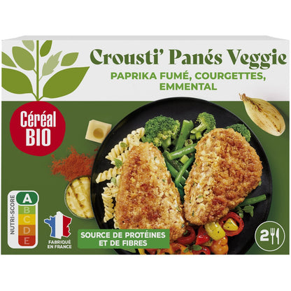 Crispy Breaded Veggie Smoked Paprika, Zucchini, Emmental CEREAL ORGANIC