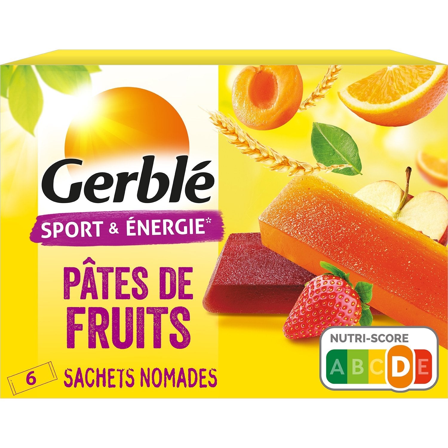Pâtes de Fruits GERBLE la boite de 162 g