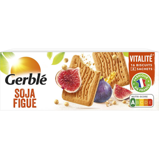 Biscuits Soja Figue GERBLE la boite de 270 g