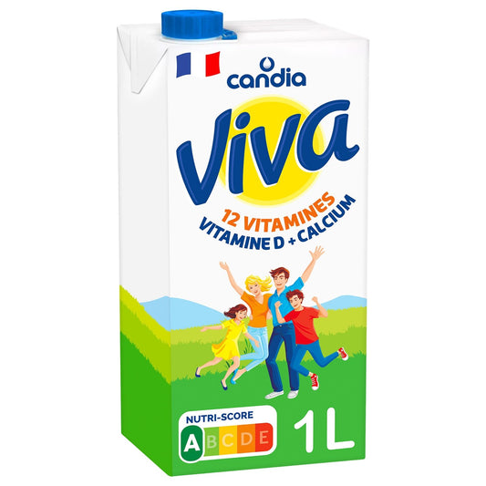 Lait Vitaminé Viva CANDIA La brique 1L