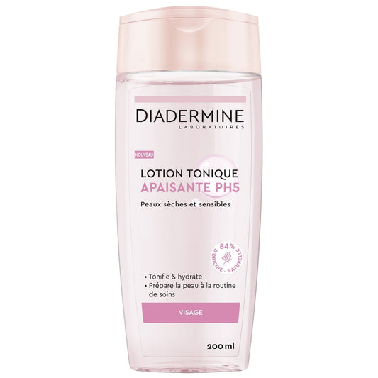 Lotion Tonique Ph5 Apaisante DIADERMINE le flacon de 200 ml