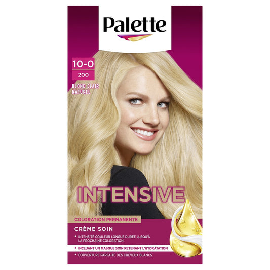 Permanent Hair Color 200 Natural Light Blonde SCHWARZKOPF PALETTE