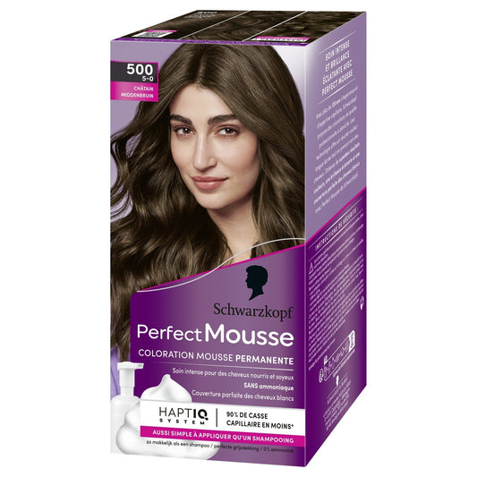 Permanent Color 500 Chestnut SCHWARZKOPF PERFECT MOUSSE