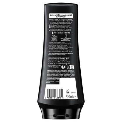 Après-Shampoing Réparateur pour Cheveux secs et abîmés Ultimate repair Gliss GLISS 