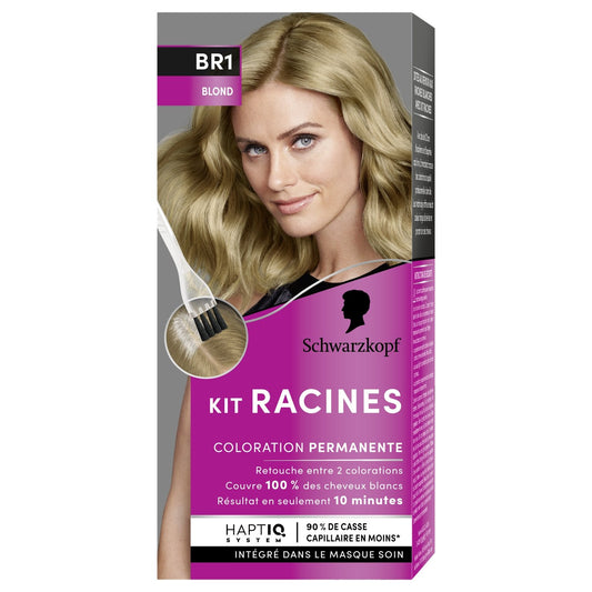 Coloration Permanente Br1 Blond Application Facile et Rapide Kit Racines SCHWARZKOPF