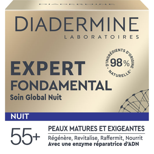 Crème Visage Nuit Peaux Matures DIADERMINE le pot de 50 ml