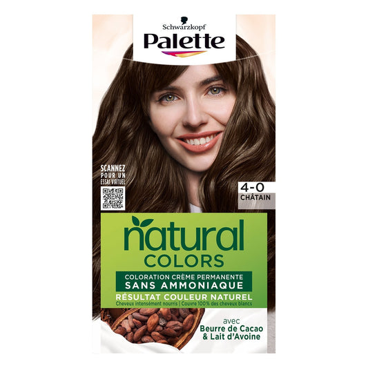 Permanent Coloration 4-0 Chestnut Natural Colors SCHWARZKOPF PALETTE