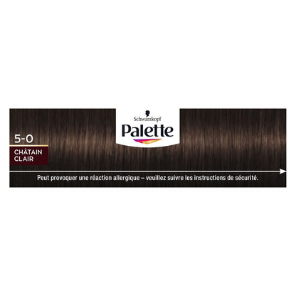 Permanent Hellbraun Farbe 5.0 Palette SCHWARZKOPF