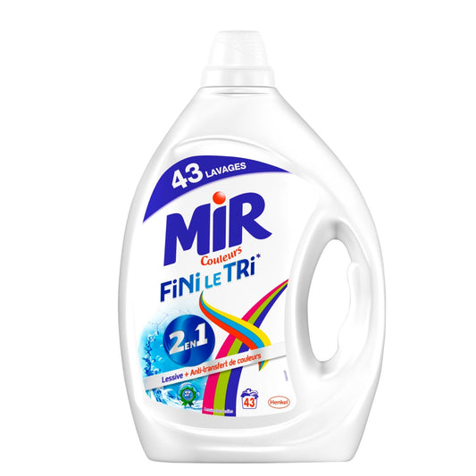 MIR Liquid Laundry Detergent No More Color Sorting