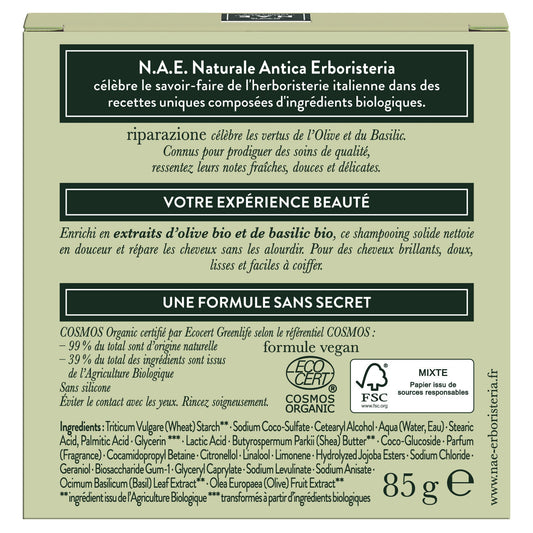 Shampoing Solide Réparation Bio N.A.E
