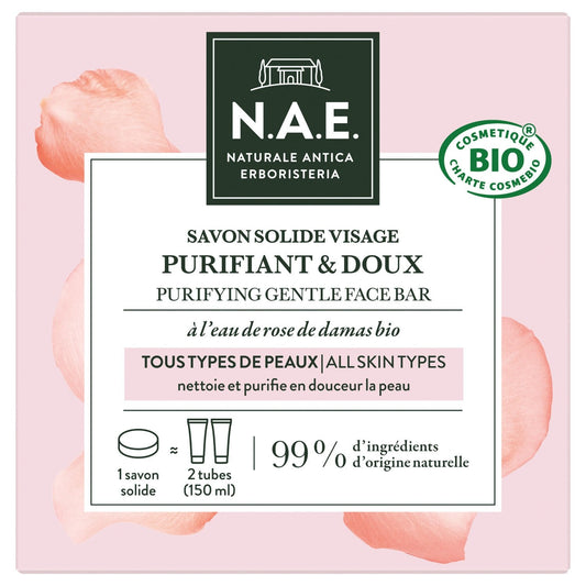 Nettoyant Visage Solide Purifiant & Doux Bio N.A.E