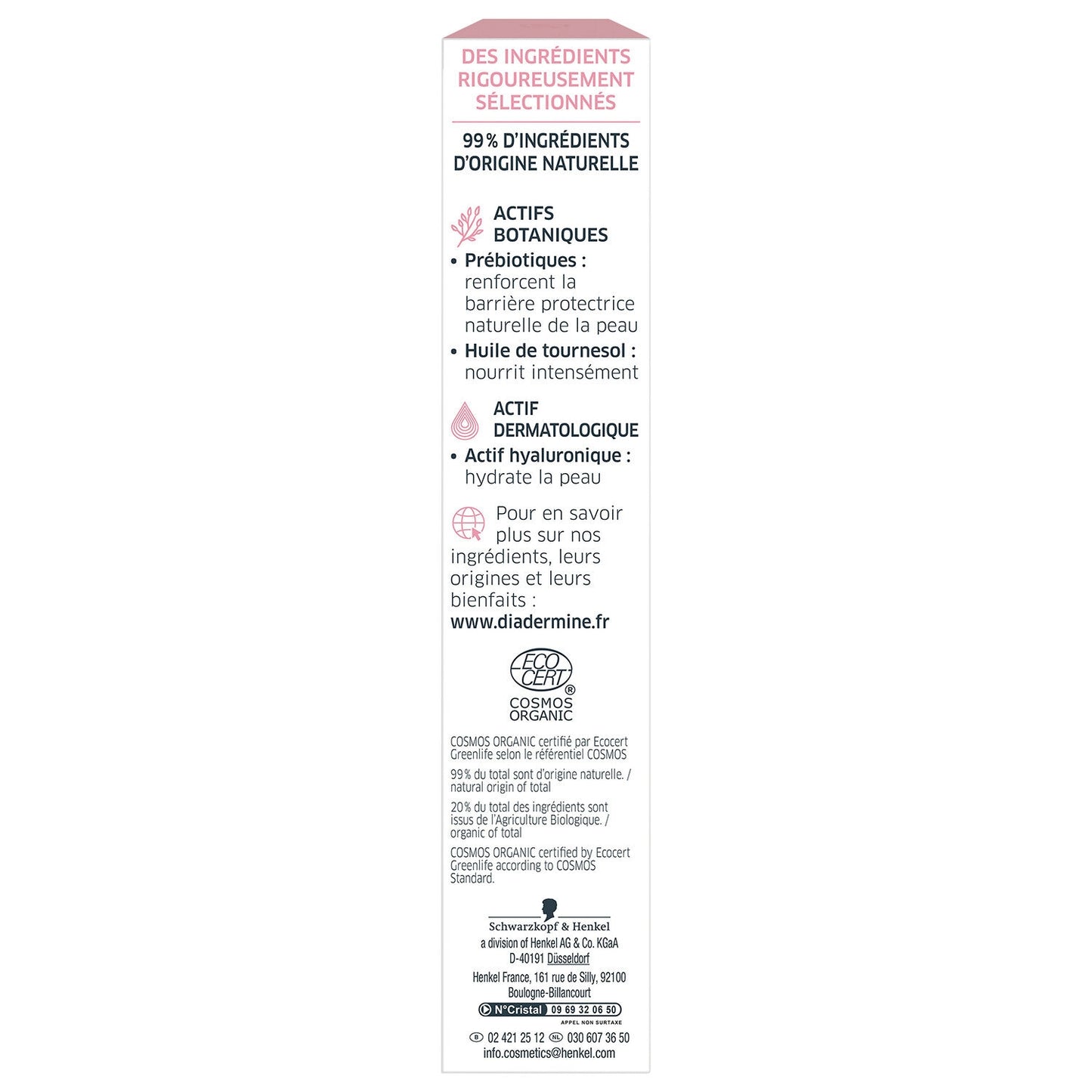 DIADERMINE Bio Feuchtigkeitsspendende Tagesgesichtscreme