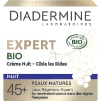 Crème Visage Nuit Expert Anti-Rides Bio DIADERMINE le pot de 50mL