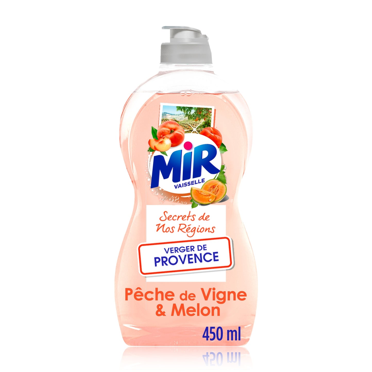 Dishwashing Liquid Verger de Provence Vine Peach &amp; Melon MIR VAISSELLE