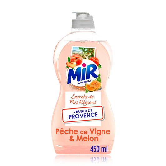 Dishwashing Liquid Verger de Provence Vine Peach &amp; Melon MIR VAISSELLE