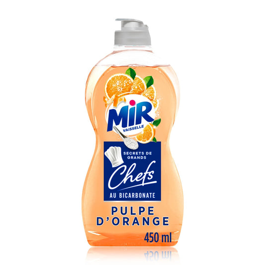 Dishwashing Liquid Secrets of Great Chefs Orange Pulp MIR VAISSELLE