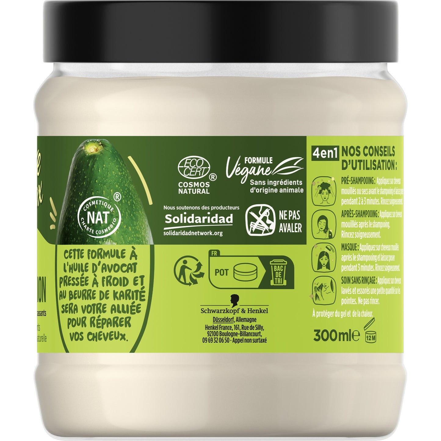 NATUREBOX 4-in-1 Avocado Repair Hair Mask