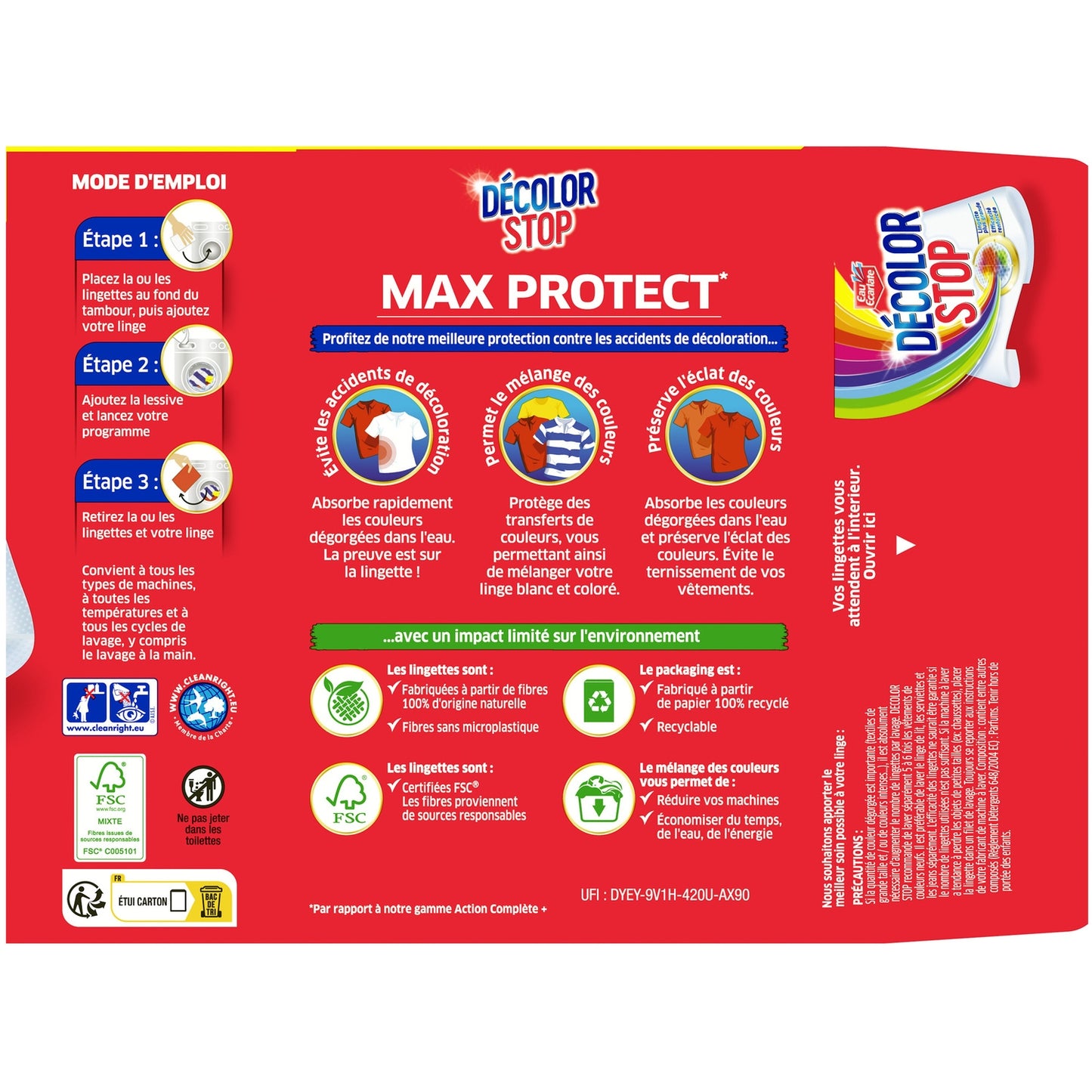 Lingette Anti-Décoloration Max Protect DECOLOR STOP