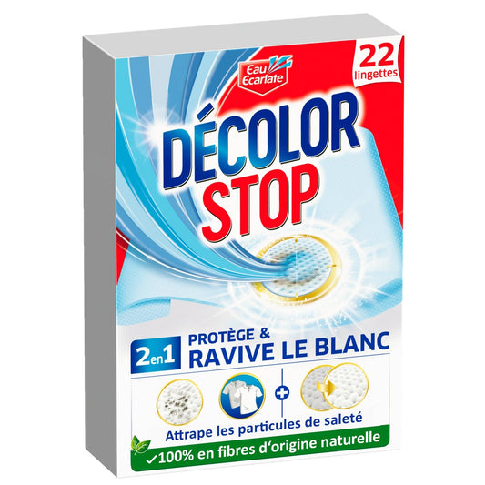 DECOLOR STOP Anti-Discoloration Wipe Revives Whites