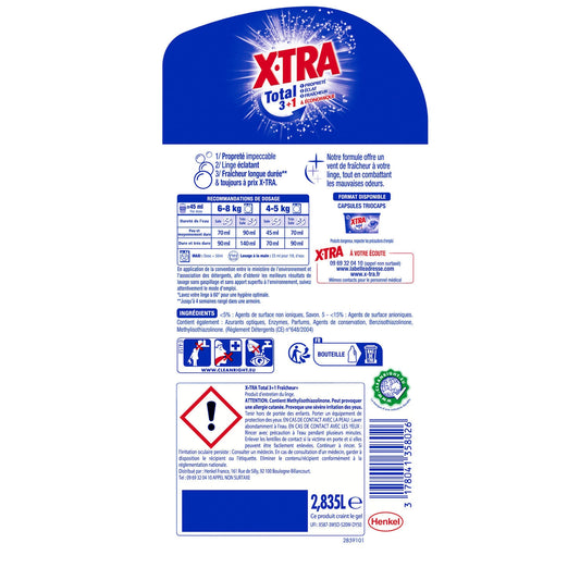 X-TRA Freshness+ Anti-Odor Liquid Laundry Detergent