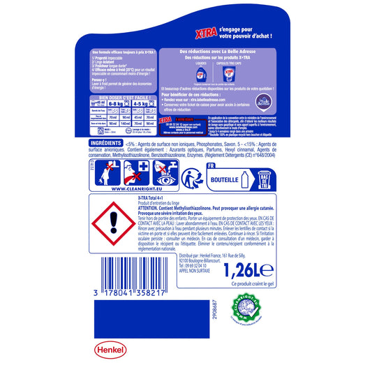 Ecopack Liquid Laundry Detergent White &amp; Colors X-TRA