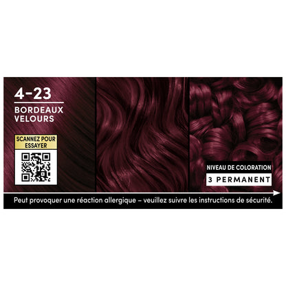 Coloration Permanente 4-23 Bordeaux Velours SCHWARZKOPF OLEO SUPREME