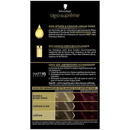 Coloration Permanente 4-23 Bordeaux Velours SCHWARZKOPF OLEO SUPREME