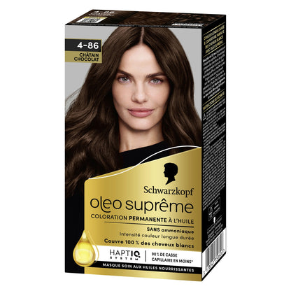 Permanent Coloration 4-86 Deep Chestnut SCHWARZKOPF OLEO SUPREME